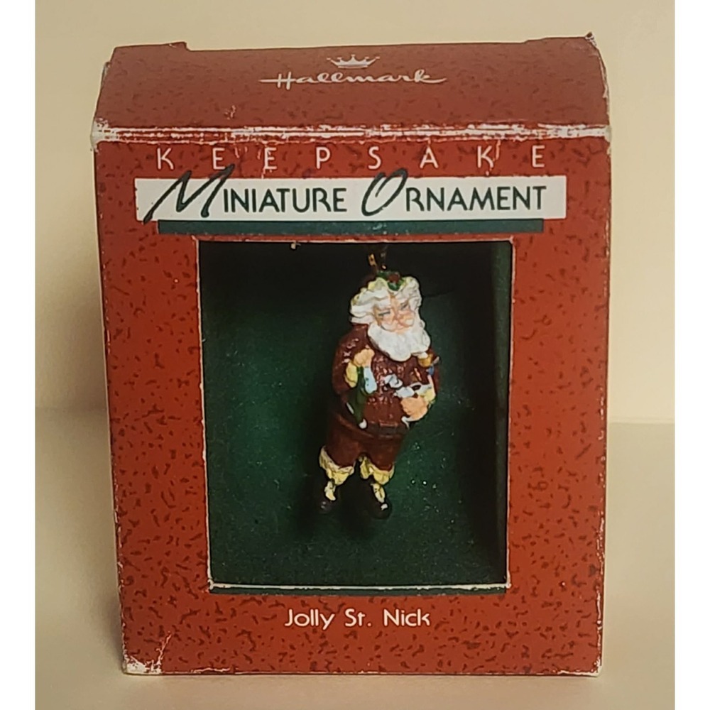 Hallmark Miniature Christmas Ornament - Jolly St Nick